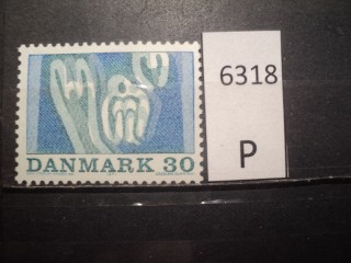 Фото марки Дания 1971г *