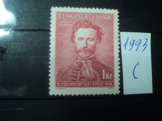 Фото марки Чехословакия 1938г **