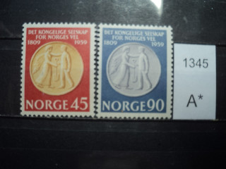 Фото марки Норвегия серия 1959г **