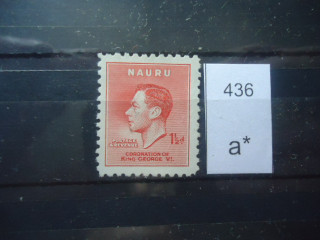 Фото марки Брит. Науру 1937г *