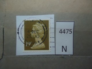 Фото марки Великобритания. Вырезка из конверта