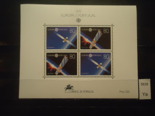 Фото марки Португалия блок 1991г (32 евро) **