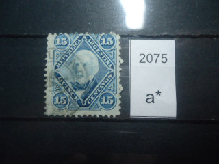 Фото марки Аргентина 1868г