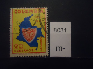 Фото марки Колумбия 1951г