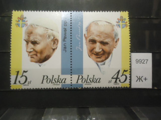 Фото марки Польша сцепка **