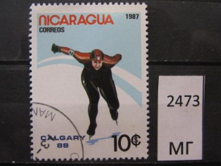 Фото марки Никарагуа 1987г