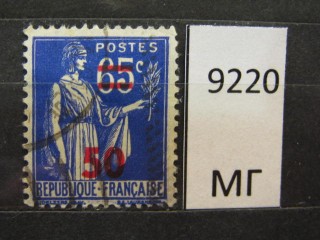 Фото марки Франция 1940г
