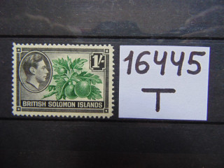 Фото марки Британские Соломоновы острова 1939г *
