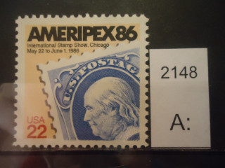 Фото марки США 1985г **