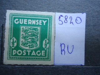 Фото марки Германская оккупация GUERNSEY 1941г **