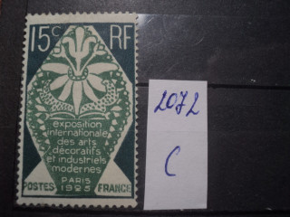 Фото марки Франция 1925г *