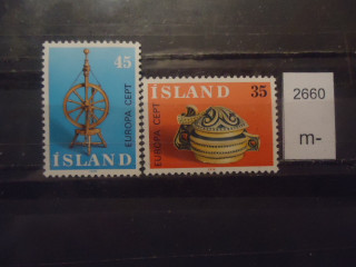 Фото марки Исландия 1976г серия **