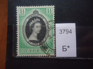 Фото марки Брит. Кипр 1953г