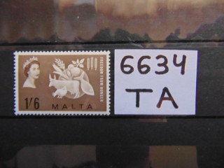 Фото марки Британская Мальта марка 1963г **