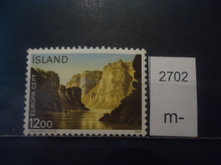 Фото марки Исландия 1986г *