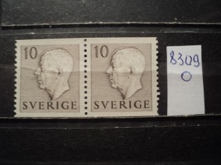 Фото марки Швеция пара 1954г **