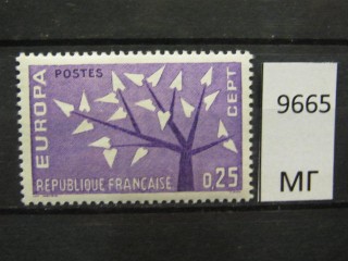 Фото марки Франция 1962г *
