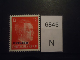 Фото марки Германская оккупация Прибалтики 1941г **