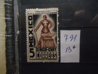 Фото марки Мексика 1938г *