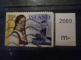 Фото марки Исландия 1996г