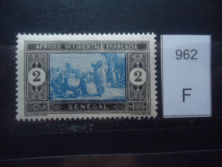 Фото марки Франц. Сенегал 1914г *
