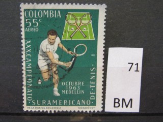 Фото марки Колумбия 1963г