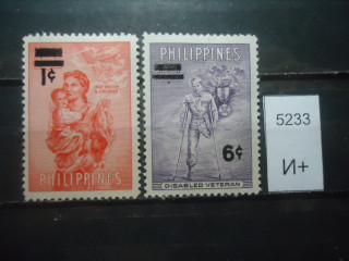 Фото марки Филиппины надпечатка *