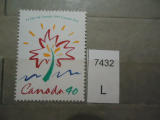 Фото марки Канада 1991г **