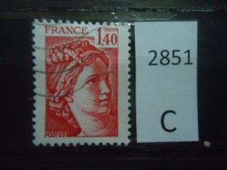Фото марки Франция 1980г