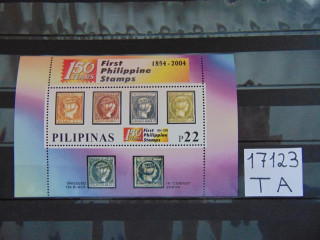 Фото марки Филиппины блок 2004г **