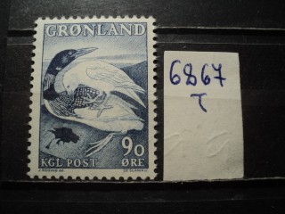 Фото марки Гренландия 1967г **