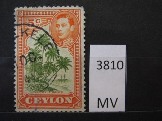 Фото марки Цейлон 1938г