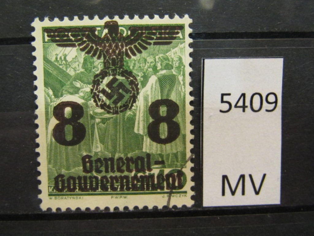 Фото марки Германская оккупация Польши 1937г
