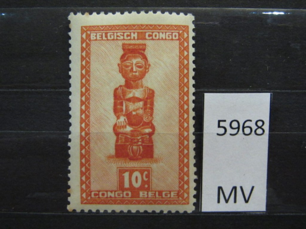 Фото марки Бельгийское Конго 1947г *