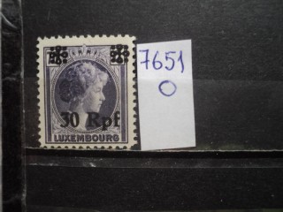 Фото марки Германская оккупация Люксембурга 1940г **