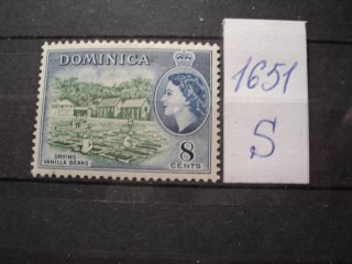 Фото марки Доминика 1954г *