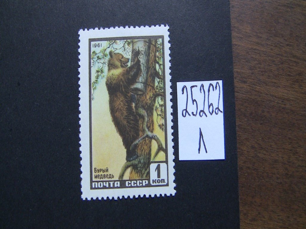 Фото марки СССР 1961г **