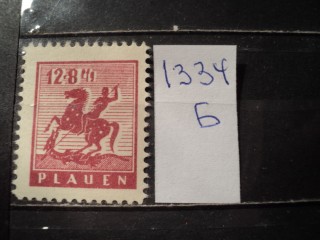 Фото марки Германия Плауэн 1945г **