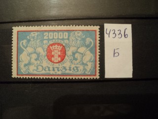 Фото марки Герман. Данциг 1923г *