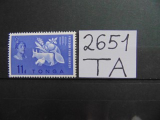 Фото марки Тонга марка 1963г **