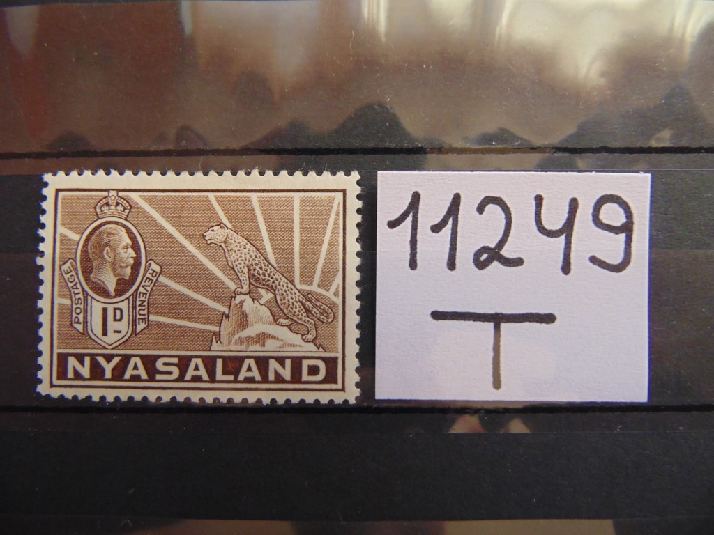 Фото марки Британская Ньяса 1934г *