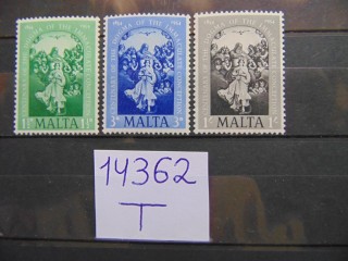Фото марки Британская Мальта серия 1954г **