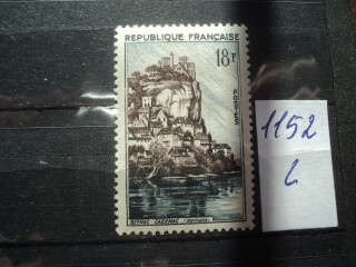 Фото марки Франция 1957г **