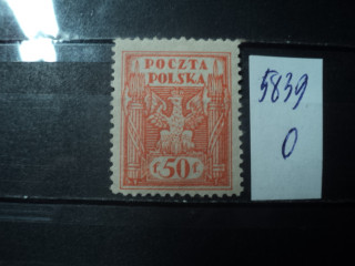 Фото марки Польша 1919г *