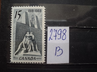Фото марки Канада 1968г **