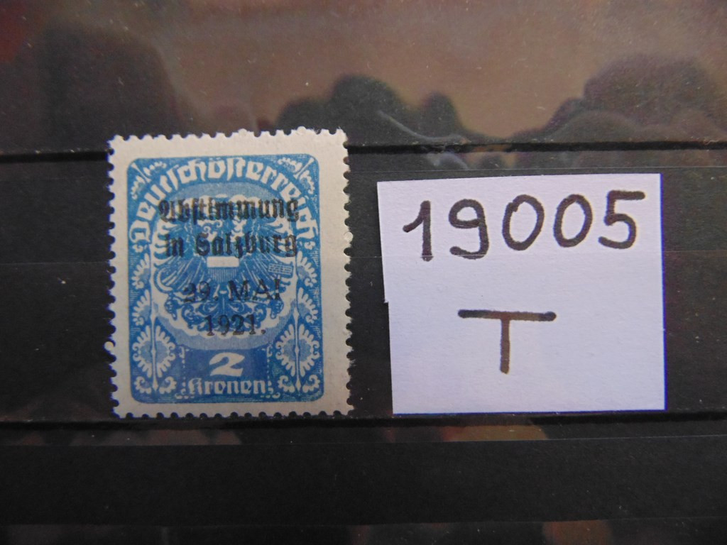Фото марки Австрийские земли. Зальцбург 1921г *