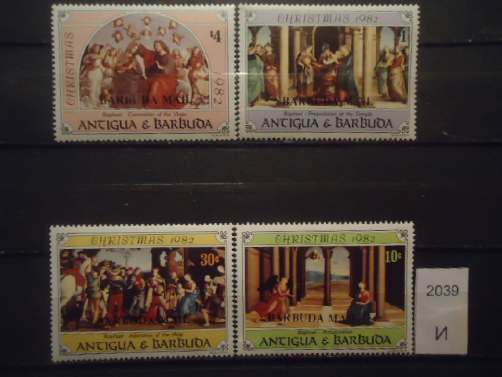 Фото марки Антигуа-Барбуда 1982г **