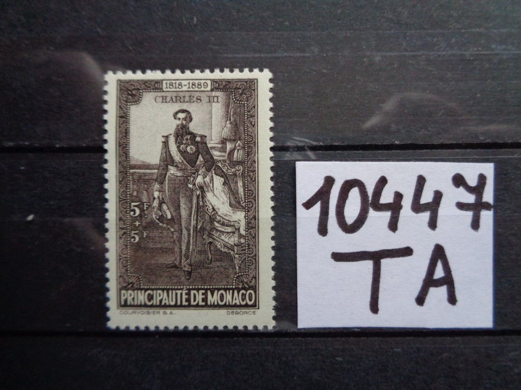 Фото марки Монако 1942г **