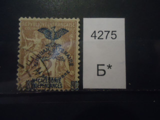 Фото марки Франц. Новая Каледония 1905г надпечатка