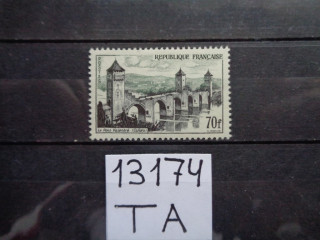 Фото марки Франция 1957г **